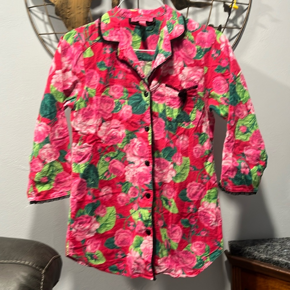 Betsey Johnson Small Floral Intimates nightgown